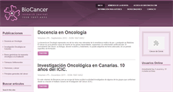 Desktop Screenshot of biocancer.com