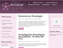 Tablet Screenshot of biocancer.com